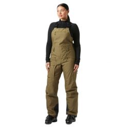 Kombinezon narciarski damski z szelkami Helly Hansen Powderqueen 2.0. Brązowe kombinezony damskie Helly Hansen, na zimę, bez wzorów, sportowe, bez kołnierzyka, bez ramiączek. W wyprzedaży za 1,207.50 zł.