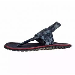 Japonki Gumbies Slingback W GU-SASLI023 niebieskie. Niebieskie klapki damskie bez wzorów, z gumy, bez obcasa, bez zapięcia. Za 292.94 zł.