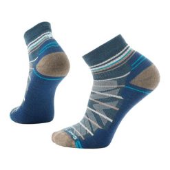 Skarpety trekkingowe Smartwool Hike Light Cushion Pattern Ankle. Niebieskie skarpetki damskie Smartwool, bez wzorów. Za 94.99 zł.