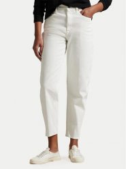 Polo Ralph Lauren Jeansy 211969399001 Biały Tapered Fit. Białe jeansy damskie Polo Ralph Lauren. Za 989.99 zł.