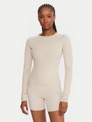 Reebok Koszulka techniczna Reebok X Ewa Chodakowska RK25316CCW Beżowy Slim Fit. Brązowe koszulki damskie Reebok, xl, bez wzorów, z syntetyku, bez kołnierzyka, bez ramiączek. Za 199.99 zł.