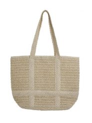 BLE Shopper bag w kolorze beżowym - 46 x 36 x 14 cm rozmiar: onesize. Brązowe shopper bag BLE, bez wzorów, z materiału, na ramię, bez dodatków. Za 49.19 zł.