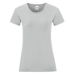 Koszulka Damska Iconic 150. Szare bluzki damskie Fruit of the Loom, m, bez wzorów, sportowe, bez kołnierzyka, bez ramiączek. Za 28.99 zł.