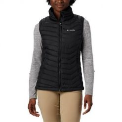 Kurtka uniwersalna damska Columbia Powder Lite Vest-black. Czarne kurtki damskie Columbia, uniwersalny, bez wzorów, z syntetyku, bez kaptura. Za 558.00 zł.