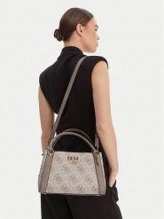 Guess Torebka 180457 Beżowy. Brązowe kuferki damskie Guess, ze skóry, bez dodatków. Za 639.99 zł.