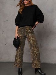 Milan Kiss Sweter w kolorze czarnym rozmiar: L. Czarne swetry klasyczne damskie Milan Kiss, l, bez kołnierzyka. Za 196.70 zł.