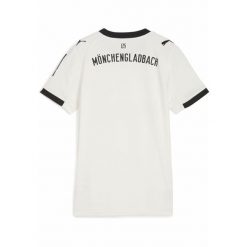 Damska koszulka domowa Borussia Mönchengladbach 25/26 PUMA Warm White Black. Białe bluzki damskie Puma, m, bez wzorów, bez kołnierzyka, bez ramiączek. Za 439.00 zł.