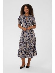 Cream Sukienka w kolorze granatowo-beżowym rozmiar: 36. Niebieskie sukienki damskie Cream, bez wzorów, z wiskozy, bez ramiączek. Za 195.99 zł.