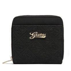 Portfel Guess. Czarne portfele damskie Guess, z aplikacjami. Za 174.99 zł.