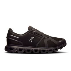 ON Cloud 6 W Black | Black Sneakersy damskie. Czarne obuwie sportowe damskie On, bez zapięcia. Za 649.99 zł.