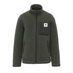 Kurtka polarowa Sherpa - Surf - Unisex - 100% poliester z recyklingu - Zielony. Zielone kurtki damskie SURF MONKEY, l, bez wzorów, z materiału, bez kaptura. Za 559.00 zł.
