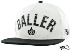 Czapka snapback 8527 K1x Baller 100% bawełna, One Size. Białe czapki damskie K1X, bez wzorów, z bawełny. Za 177.99 zł.