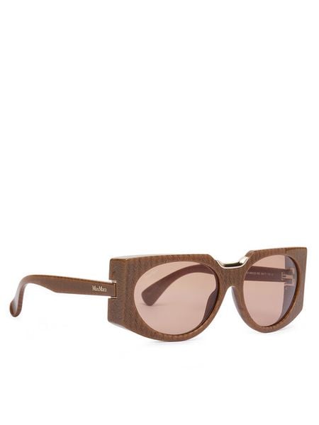 Max Mara Okulary przeciwsłoneczne MM0123 56E Brązowy. Brązowe okulary przeciwsłoneczne damskie Max Mara. Za 859.99 zł.