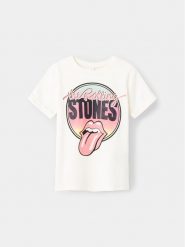 NAME IT T-Shirt Maxa 13227641 Biały Regular Fit. Białe koszulki i t-shirty dziewczęce Name it, bez wzorów, z bawełny, bez kołnierzyka, bez ramiączek. Za 109.99 zł.