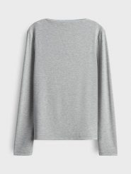 Someday Koszulka "Kelea" w kolorze szarym rozmiar: 38. Szare bluzki damskie someday., bez wzorów, bez kołnierzyka, bez ramiączek. Za 121.99 zł.