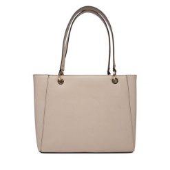 Torebka Guess. Brązowe shopper bag Guess, bez dodatków. Za 679.99 zł.