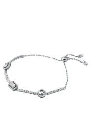 Michael Kors Bransoletka MKC1715CZ040 Srebrny. Szare bransoletki damskie Michael Kors, srebrne. Za 539.99 zł.