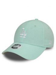 New Era Czapka z daszkiem Wmns Mlb Linen 940 La Dodgers 60503464 Zielony. Zielone czapki z daszkiem damskie New Era, bez wzorów, z materiału. Za 119.99 zł.