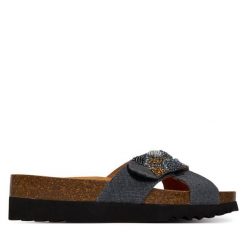 Klapki Scholl. Szare klapki damskie Scholl, bez wzorów, bez obcasa, bez zapięcia. Za 319.99 zł.