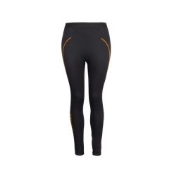 Legginsy Termiczne APOGEE. Brązowe legginsy damskie Bergson, l, bez wzorów. W wyprzedaży za 111.00 zł.