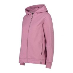 Bluza damska z kapturem CMP. Czerwone bluzy damskie CMP, xs, bez wzorów, z bawełny, z kapturem. Za 277.00 zł.