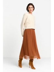 Rich&Royal Spódnica w kolorze karmelowym rozmiar: M. Brązowe spódnice damskie Rich&Royal, m, bez wzorów, midi. Za 228.95 zł.