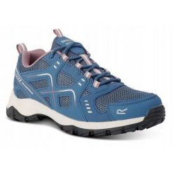 Buty trekkingowe damskie Vendeavour Regatta. Niebieskie obuwie trekkingowe damskie Regatta, bez zapięcia. Za 176.00 zł.