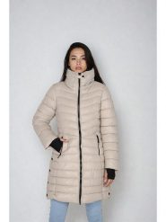 Steve Madden Płaszcz zimowy w kolorze beżowym rozmiar: S. Brązowe płaszcze damskie Steve Madden, na zimę, s, bez wzorów, z puchu, bez kaptura. Za 287.84 zł.