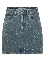 Eight2Nine Dżinsowa spódnica w kolorze niebieskoszarym rozmiar: M. Niebieskie spódnice damskie Eight2Nine, m, bez wzorów, z bawełny, klasyczne, mini. Za 161.34 zł.