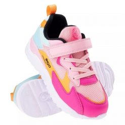 Buty Bejo Agepi 92800401042 różowe. Czerwone buty sportowe dziewczęce z gumy, bez zapięcia. Za 208.28 zł.