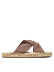 EMU Australia Klapki Rowley W13169 Beżowy. Brązowe klapki damskie EMU Australia, bez wzorów, bez obcasa, bez zapięcia. Za 359.99 zł.
