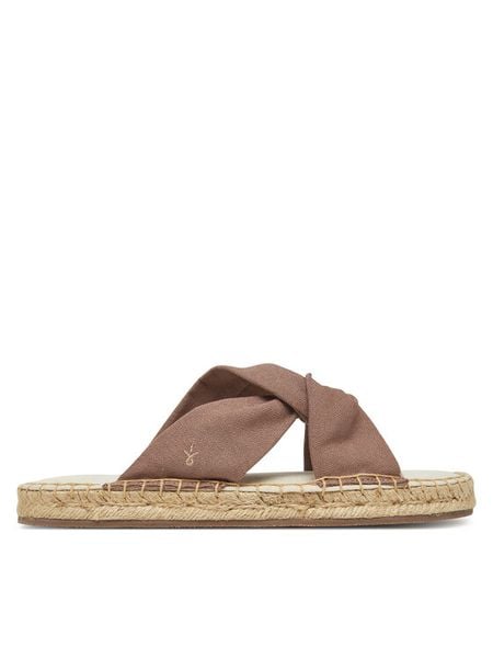 EMU Australia Klapki Rowley W13169 Beżowy. Brązowe klapki damskie EMU Australia, bez wzorów, bez obcasa, bez zapięcia. Za 359.99 zł.