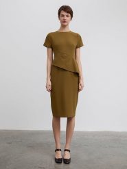 BGN Sukienka w kolorze brązowym rozmiar: 38. Brązowe sukienki damskie BGN, bez wzorów, bez ramiączek. Za 100.99 zł.