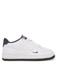 Nike Sneakersy Air Force 1 LV8 1 (GS) HJ4560 Biały. Białe buty sportowe chłopięce Nike, ze skóry, bez zapięcia. Za 429.99 zł.