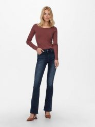 ONLY Dżinsy - Flare fit - w kolorze granatowym rozmiar: S/L32. Niebieskie jeansy damskie Only. Za 144.92 zł.