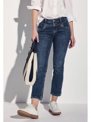 Street One Dżinsy - Slim fit - w kolorze granatowym rozmiar: W26/L26. Niebieskie jeansy damskie Street One. Za 136.13 zł.
