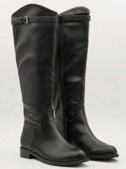 Bellucci Kozaki w kolorze czarnym rozmiar: 37. Czarne kozaki damskie Bellucci, na zimę, bez obcasa, bez zapięcia. Za 139.87 zł.