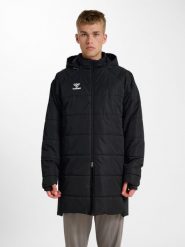 Kurtka puchowa Hummel Lead 2.0 Bench. Czarne kurtki damskie Hummel, xl, bez wzorów, z materiału, z kapturem. Za 459.35 zł.
