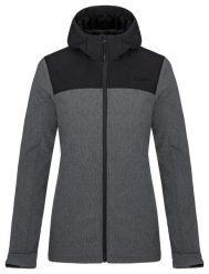 Damska kurtka softshell Loap Luka czarna. Czarne kurtki damskie ÀLG, na zimę, m, bez wzorów, z materiału, bez kaptura. Za 177.88 zł.