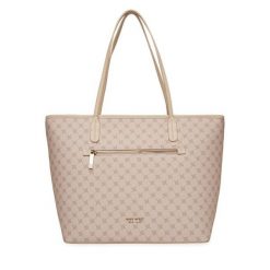 Torebka Nine West. Brązowe shopper bag Nine West, bez wzorów, bez dodatków. Za 249.99 zł.