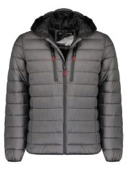 Geographical Norway Kurtka pikowana w kolorze szarym rozmiar: L. Szare kurtki damskie Geographical Norway, l, bez wzorów, bez kaptura. Za 166.88 zł.