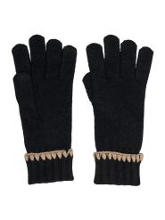 ONLY Rękawiczki w kolorze czarnym rozmiar: onesize. Czarne rękawiczki damskie Only, bez wzorów, prążkowane. Za 56.79 zł.