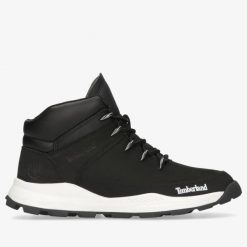 Timberland BROOKLYN Euro Sprint JET BLACK Sneakersy damskie. Czarne obuwie sportowe damskie Timberland, bez zapięcia, do biegania. Za 313.99 zł.