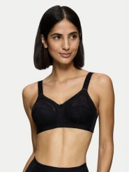 Triumph Biustonosz bezfiszbinowy Doreen 10166213 Czarny. Czarne biustonosze Triumph, bez wzorów, z syntetyku. Za 83.00 zł.