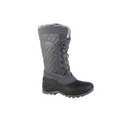 Buty zimowe damskie, CMP Nietos. Czarne obuwie trekkingowe damskie CMP, bez zapięcia. Za 359.99 zł.