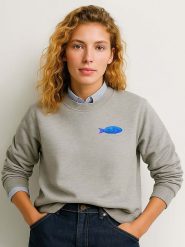 WOOOP Bluza w kolorze szarym rozmiar: S. Szare bluzy damskie Wooop, s, bez wzorów, z bawełny, bez kaptura. Za 100.99 zł.