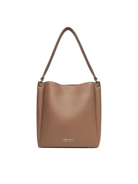 Nine West Torebka CEO-ARIA-S24414 Beżowy. Brązowe torebki klasyczne damskie Nine West, z materiału, bez dodatków. Za 229.99 zł.