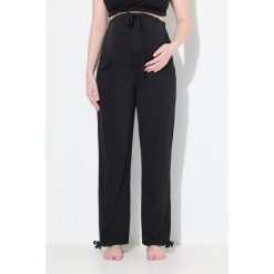 Damskie Spodnie dresowe Bellieva ekstra szeroki pas bio-bawełna. Czarne spodnie dresowe damskie Ulla Popken, plus size, bez wzorów, z bawełny. Za 195.99 zł.