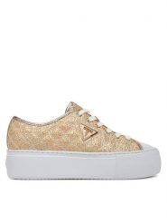 Guess Sneakersy 177169 Złoty. Żółte obuwie sportowe damskie Guess, z materiału, bez zapięcia. Za 339.99 zł.