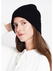 William de Faye Czapka beanie w kolorze czarnym rozmiar: onesize. Czarne czapki damskie William de Faye, bez wzorów, ze splotem. Za 87.81 zł.